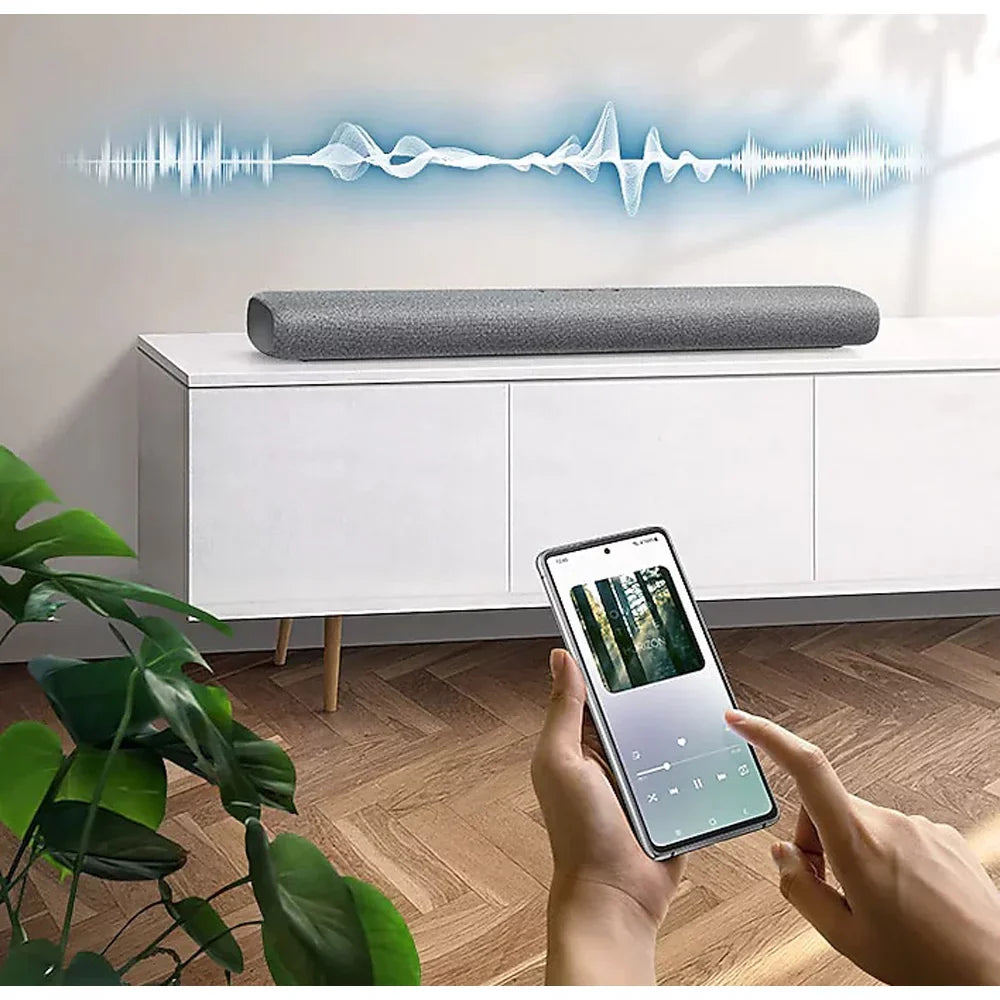 HW-S50A 3.0ch Soundbar with Dolby Atmos, DTS Virtual:X, Built in Center Speaker, Adaptive Sound Lite, Bluetooth Multi Connection, Premium Design, 2021, Deep Gray - (Open Box)