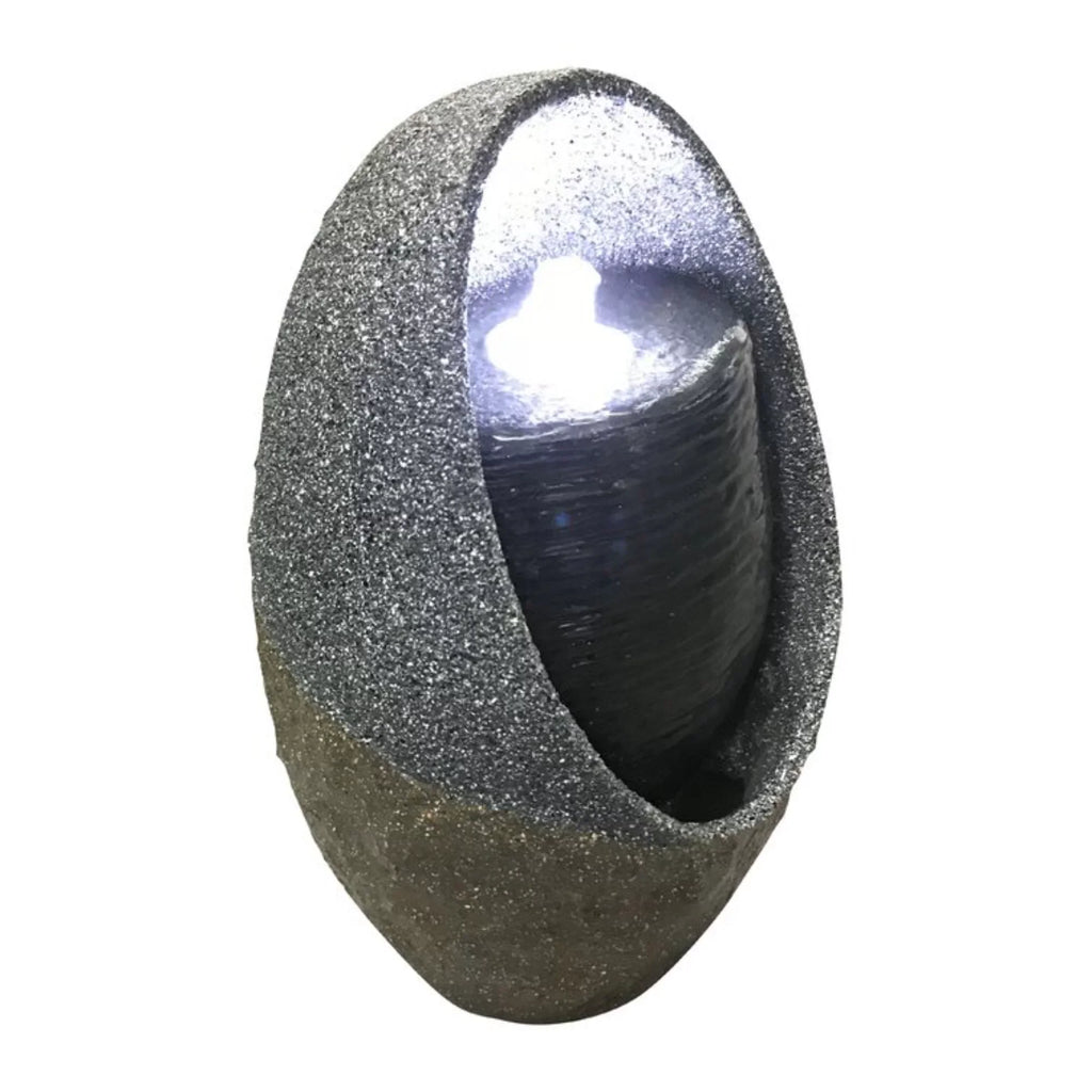 Hi-Line Gifts 11" LED Lighted Bubbling Fluid Tabletop Fountain