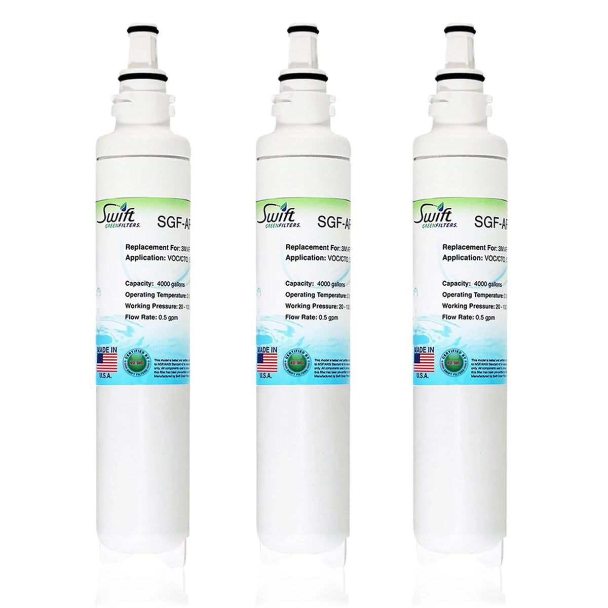 Swift Green Filters SGF-AP2-405GS Rx Replacement for 3M AP2-405GS Commercial Fluid Filters (Pack of 3)