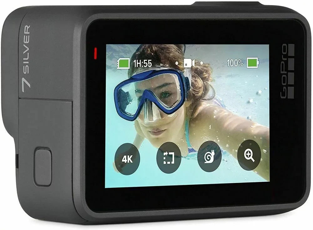 Pre-Owned GoPro HERO7 Silver Fluid Action Camera 2" Touch Monitor (Refurbished: Good)