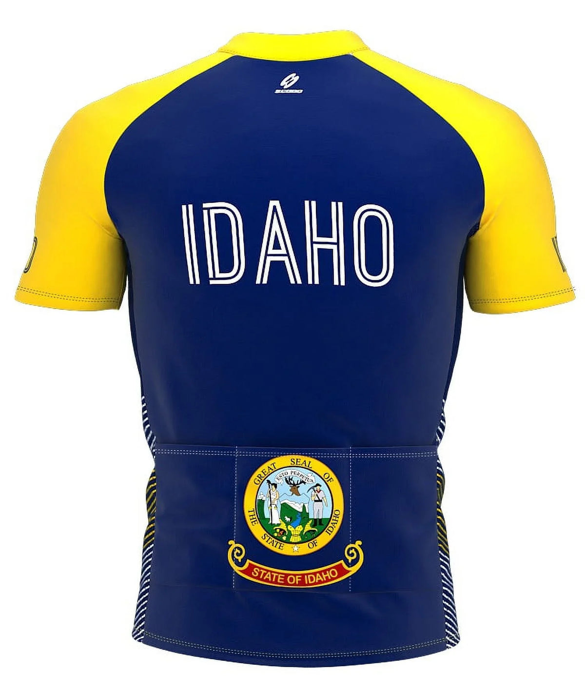 Idaho Bike Short Sleeve Cycling Jersey for Men - Size XS