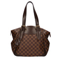 Authenticated Refurbished Louis Vuitton LOUIS VUITTON Verona MM Damier Shoulder Bag Canvas Brown Women's