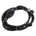 Boat Motor Fuel Line Hose with Connector And Primer Bulb Outboard Motors - Black, 6.5x11mm