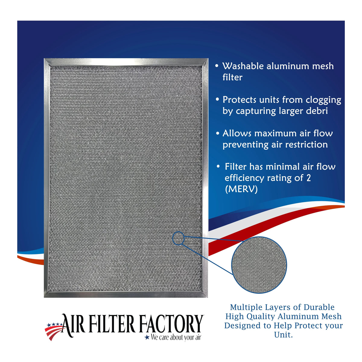 2-Pack 123324‐004, 123324004, TRN123324004 Compatible with Trion Aluminum Furnace HVAC Pre/Post Filters By Air Filter Factory