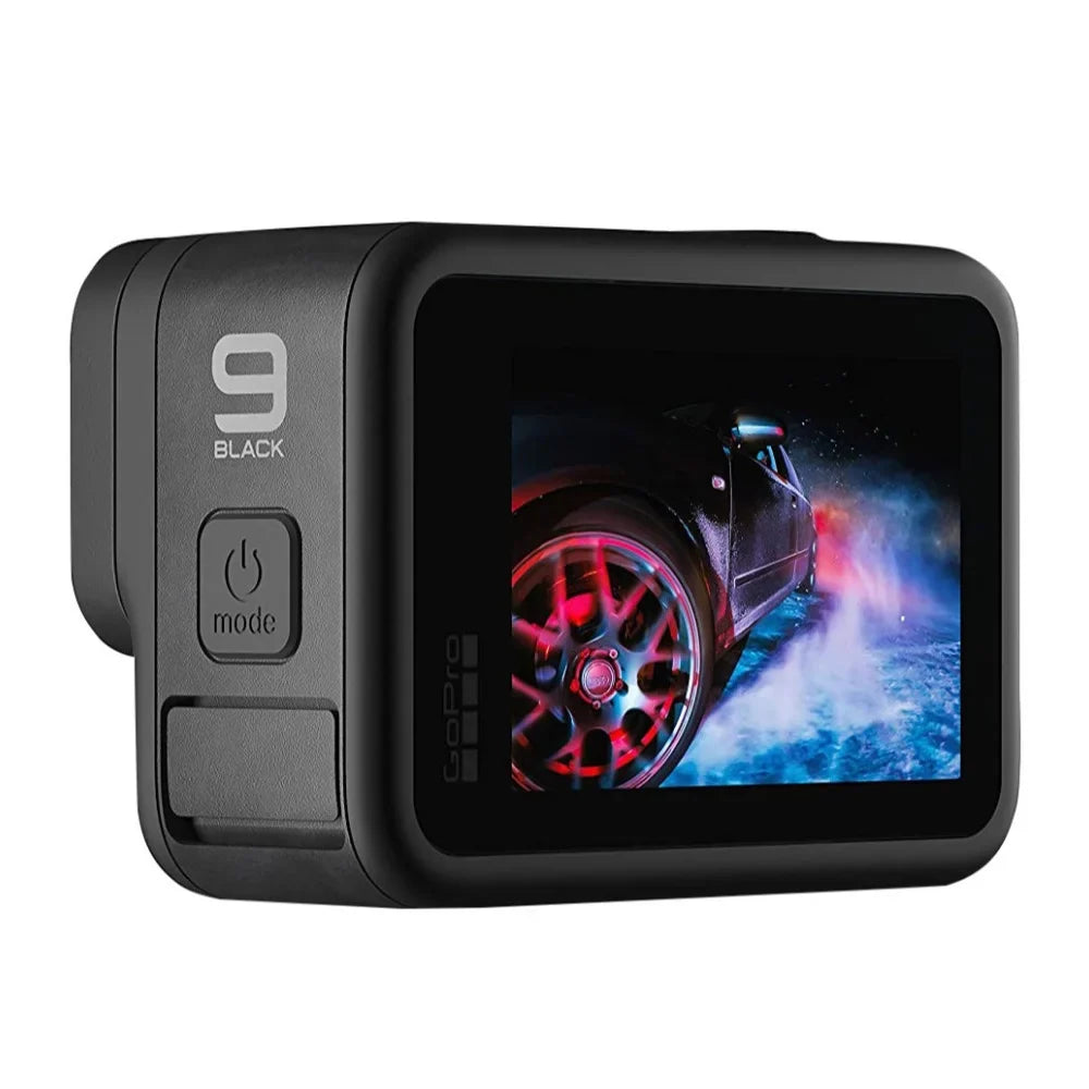 GoPro HERO9 5K Liquidproof Action Camera (Black) Bundle with Camera Accessory Kit