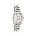 Ross-Simons Pre-Owned Rolex Datejust Women's 26mm Automatic Stainless Steel and 18kt White Gold Watch; Women's; Adult