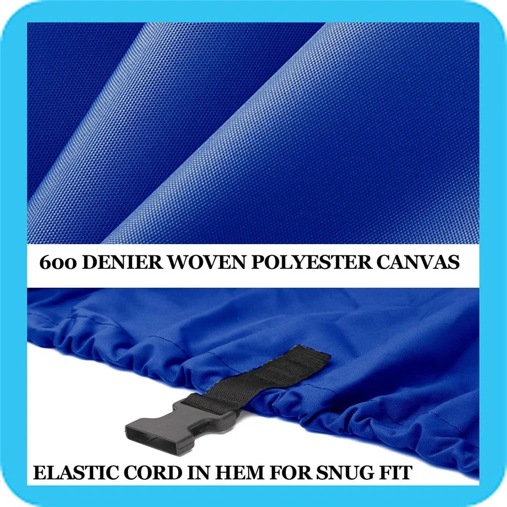 BLUE; GREAT QUALITY BOAT COVER Compatible for BOSTON WHALER VENTURA 180 W/O BOW RAILS 2002-2009