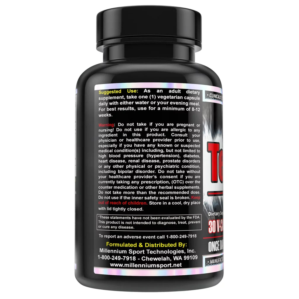 Testofen Supplement | Fenugreek Seed Extract | Standardized to 50% Fenuside | 600mg | 30 Count | BSCG Certified