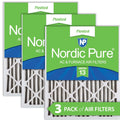 Nordic Pure 16x30x2 Pleated MERV 13 Air Filters 3 Pack