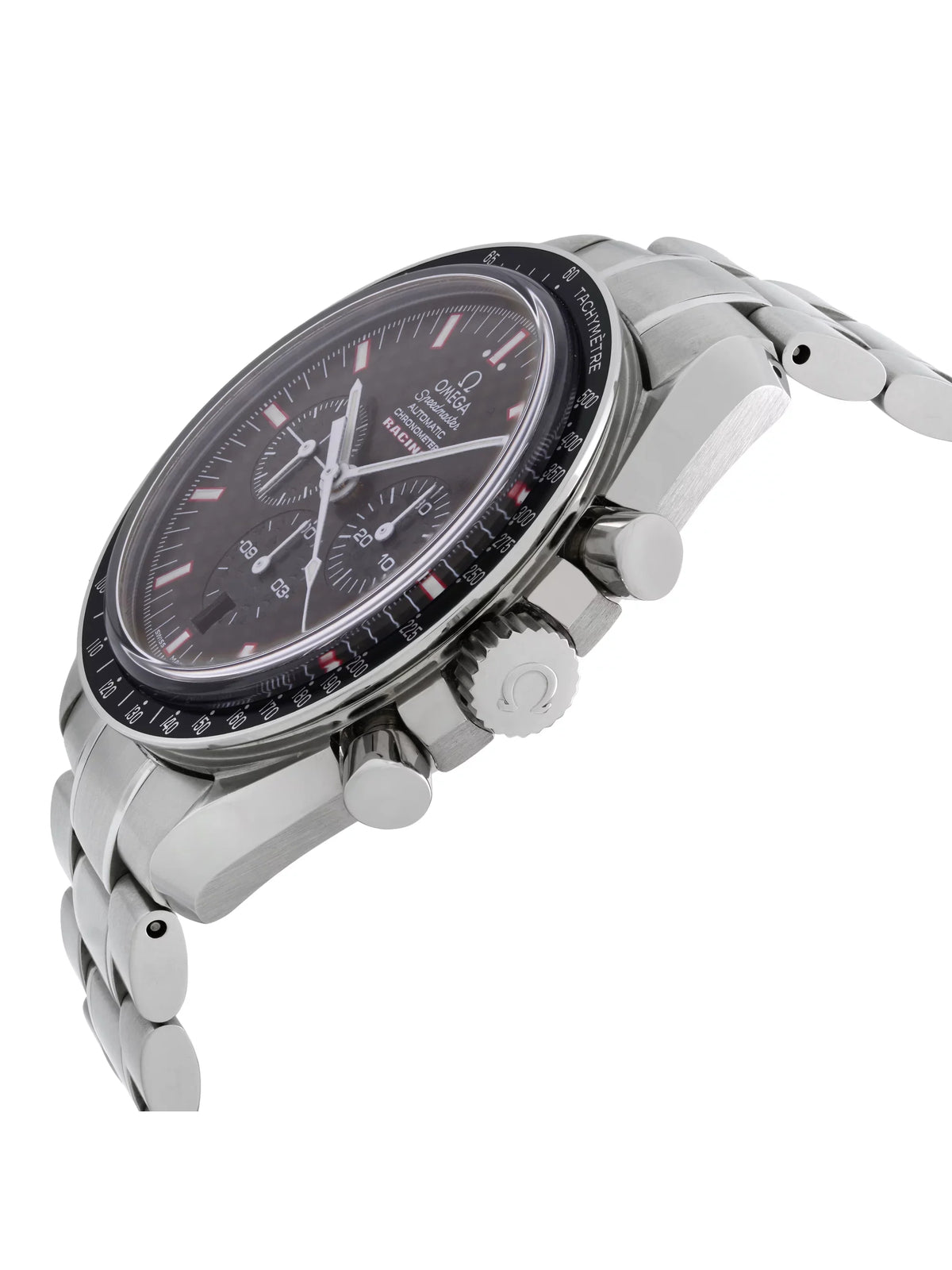 Omega Speedmaster Racing Chronograph Carbon Dial Automatic Mens Watch 3552.59.00