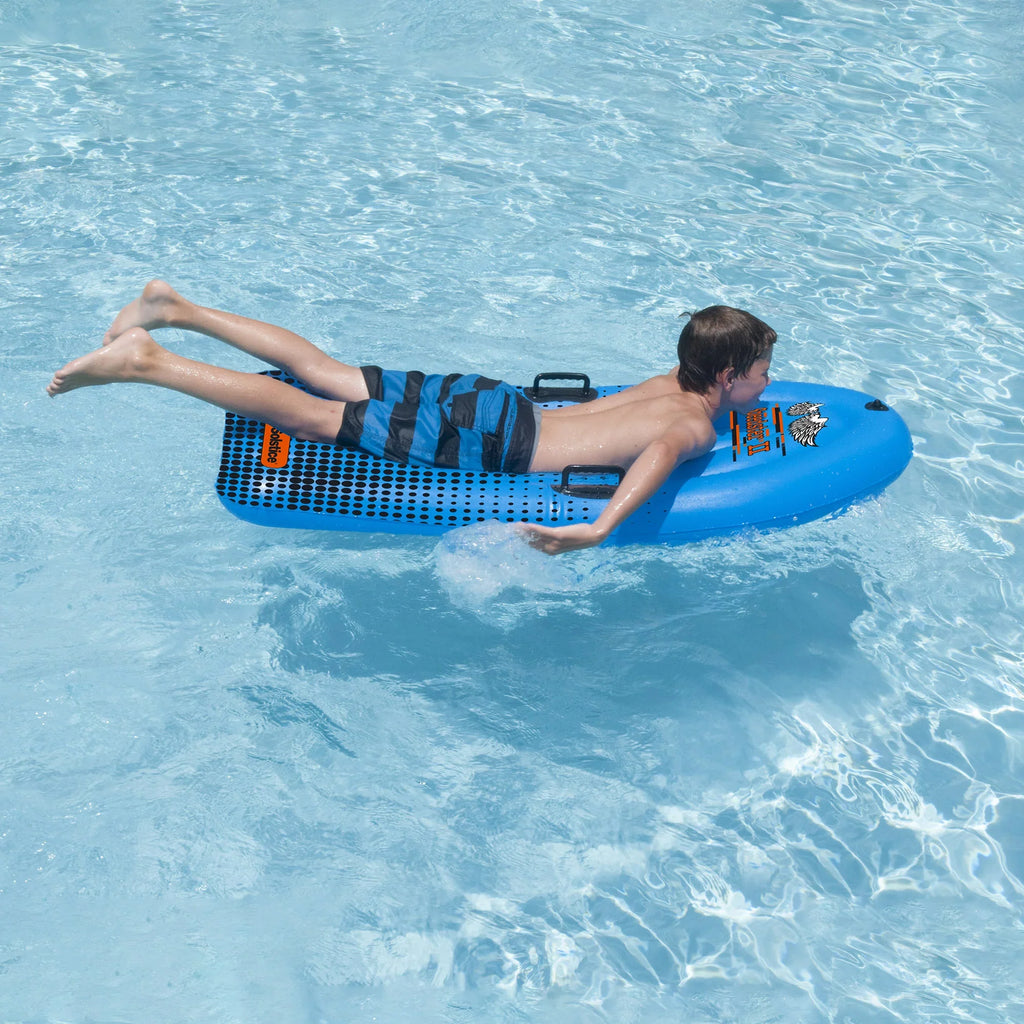 60-millimeter Inflatable Blue Solstice Speedster II Swimming Pool Body Board