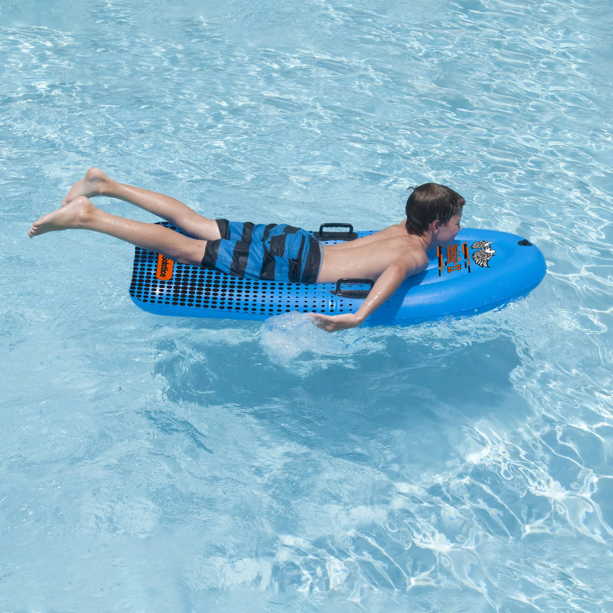 60-millimeter Inflatable Blue Solstice Speedster II Swimming Pool Body Board