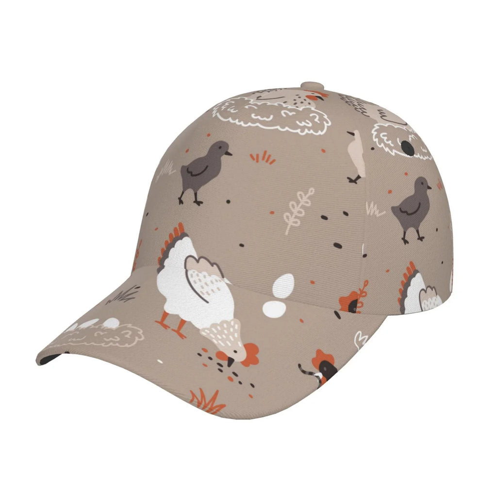 Lukts Chicken Cap Hat For Men/Women,Unstructured/Cotton