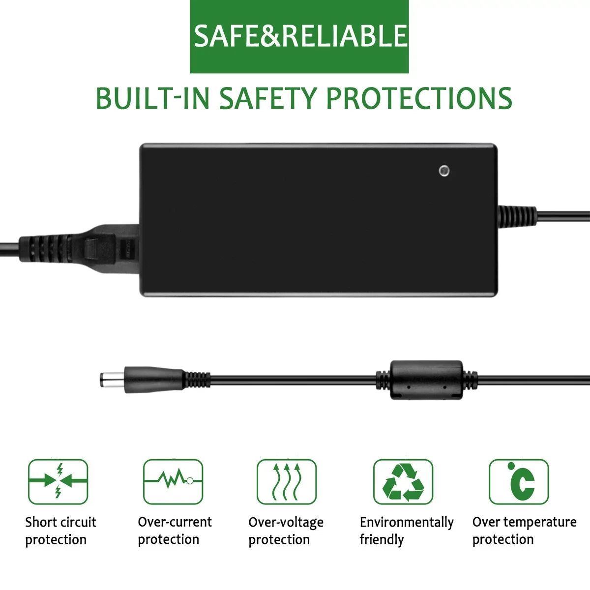 KONKIN BOO Compatible 19V 6.32A 120W AC/DC Adapter Replacement for Alienware Area-51 m5500i m5550i Portable computer Power Supply Cord Cable Charger Mains PSU