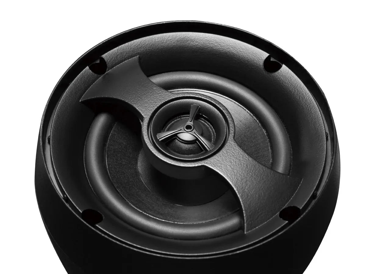 Monoprice Indoor/Outdoor IP66 Weather Resistant 70V/100V/8-Ohm Pendant Speaker - 4 Inch (Pair) Full-Range Sound, For Residential or Commercial Audio Applications