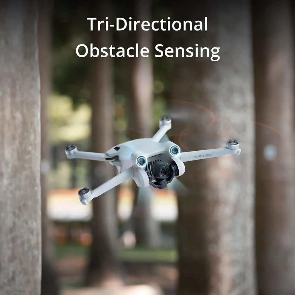 DJI Mini 3 Pro Camera Drone Quadcopter + RC Smart Remote (With Screen) 4K/60fps Video; 48MP; 34min Flight Time; Tri-Directional Obstacle Sensing Bundle w/ Deco Gear Backpack + 128GB Card &Accessories