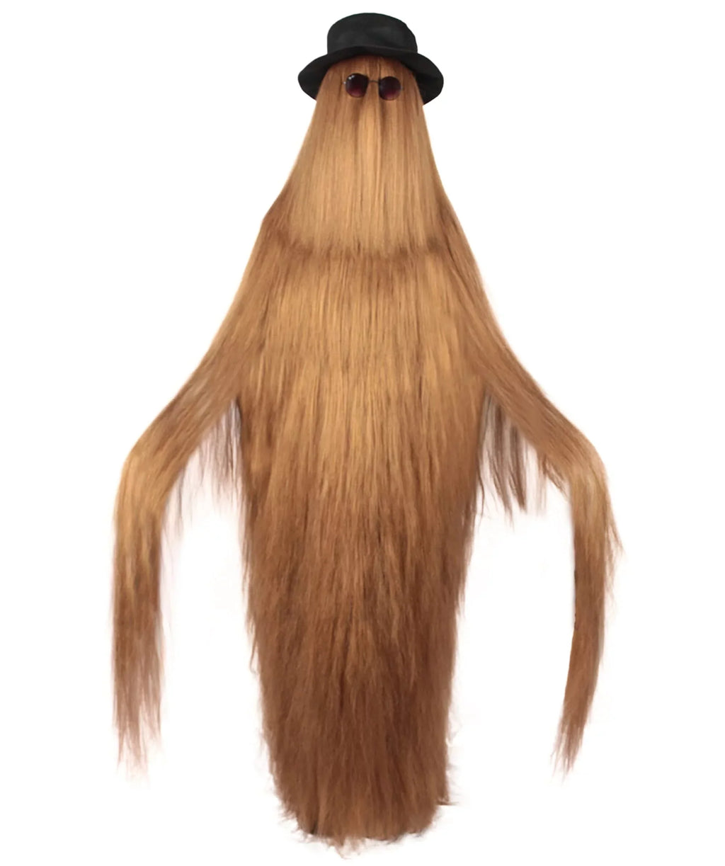 HPO Adult Unisex Cousin Itt Addams Family Dapper Creature Monster Halloween Costume; Synthetic Fiber; Brown