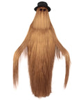 HPO Adult Unisex Cousin Itt Addams Family Dapper Creature Monster Halloween Costume; Synthetic Fiber; Brown