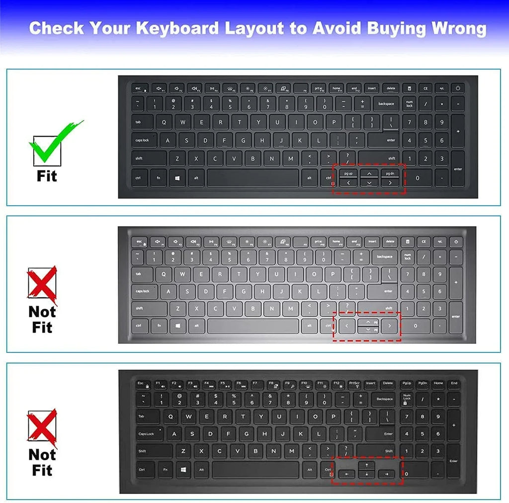 Keyboard Cover for 15.6 17.3 Inspiron 15 17 3501 3505 5501 5502 5505 5508 5584 5590 5593 5598 7590 7591 7501 7506