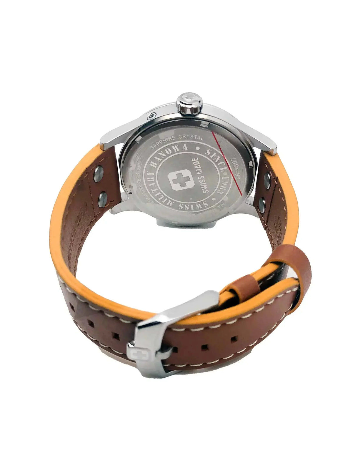 Swiss Military Hanowa StainlessSteel Beige Dial Quartz Mens Watch 06-4307.04.002