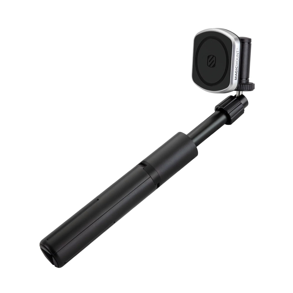 Scosche MP2TR1-SP MagicMount Pro 2 Tripod/Selfie Stick Phone Mount with Adjustable Arm, Black