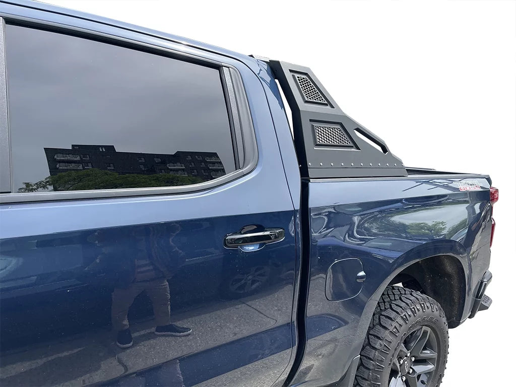 Vanguard VGRB-2265BK Black RL-B Bed Bar Roll Bar | Compatible with 07-22 Chevrolet Silverado 1500/07-22 Dodge Ram 1500/04-22 Ford F-150/07-22 GMC Sierra 1500/07-22 Ram 1500/07-22 Toyota Tundra