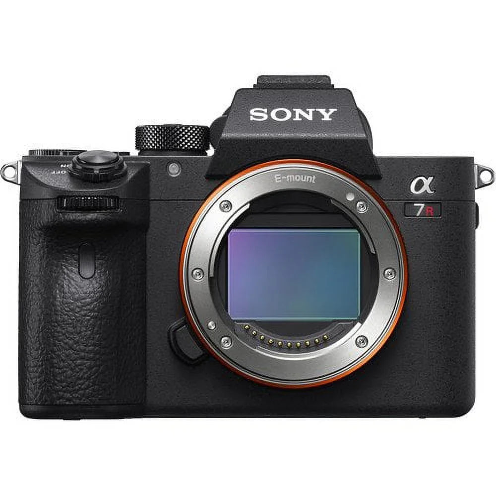 Alpha a7R III Mirrorless Camera ILCE7RM3/B With FE 24-70mm Lens, Soft Bag, Additional Battery, 64GB Memory Card, Card Reader , Plus Essential Accessories