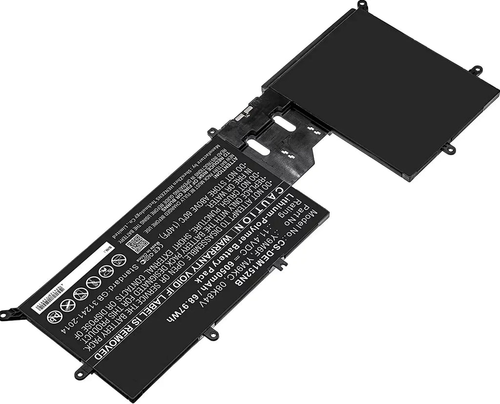Genuine Alienware M17 R2 11.4V 76WH 6334MAH Y9M6F Battery W/ Cable YM9KC Mobile pc Batteries