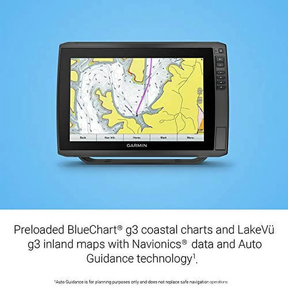 Garmin ECHOMAP Ultra 106sv with GT56UHD-TM Transducer (Bundle) With USB Charging Cube + USB Car Charger + LCD Display Cleaning Kit