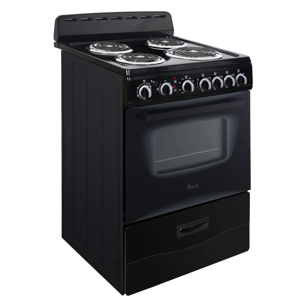 Avanti ERU240P0W 24 Inch Electric Freestanding Range - White