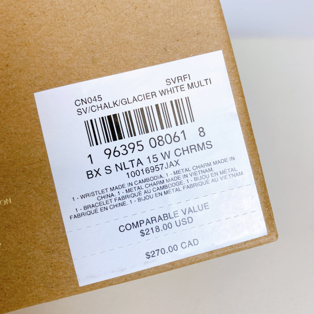 Coach CN045 Boxed Nolita 15 In Signature Canvas IN Chalk Glacier White Multi