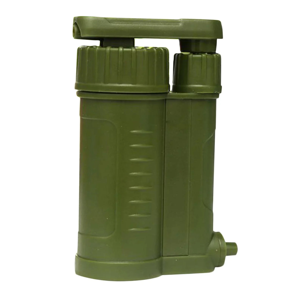 Portable Fluid Filter, Personal Camping Fluid with Internal Carbon and Filter Assembly, Fiber Membrane