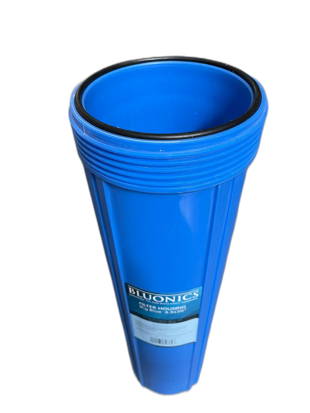 Bluonics 4.5"x20" Whole House Fluid Filter Replacement Solid Blue Canister-Cap not included