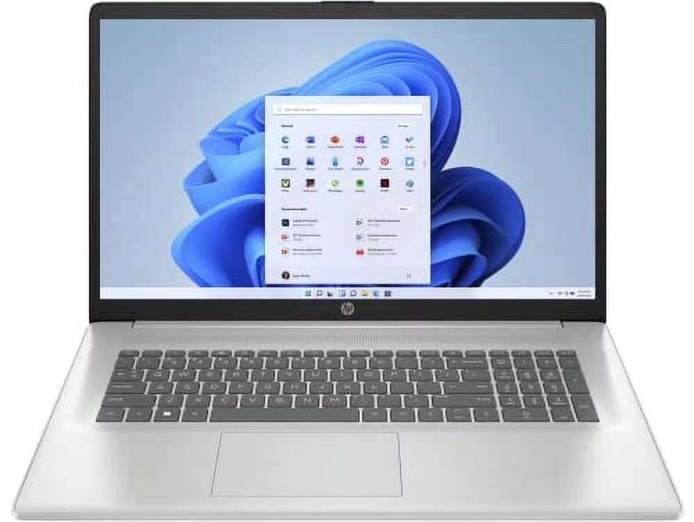 2023 Newest 17.3” FHD IPS Notebook PC 10-Core 13th i7-1355U Iris Xe Graphics 32GB DDR4 1TB NVMe SSD WiFi AX BT5.3 USB-C HDMI Webcam Natural Silver Windows 11 Pro w/RE USB