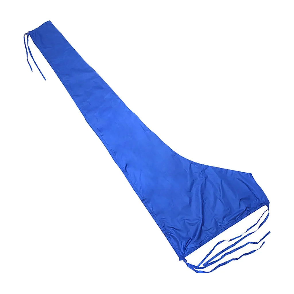 600D Mainsail Cover; Boat Cover; Dustproof Cover Sail Cover Snow Cover Adjustable Strap Thickened Blue ; 12 FT 11 to 12 FT