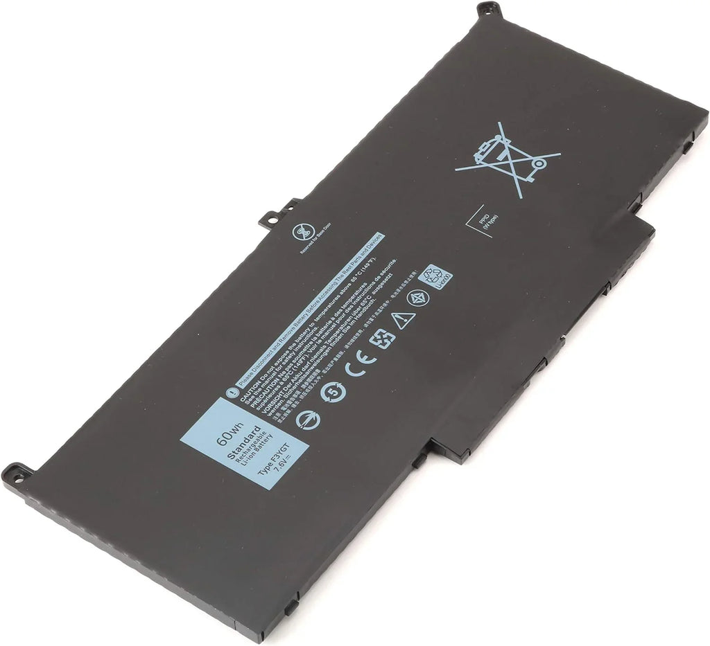 New F3YGT 60wh Notebook y for Latitude 12 7000 7280 7290/13 7000 7380 7390 p29s002 / 14 7000 7480 7490 p73g002
