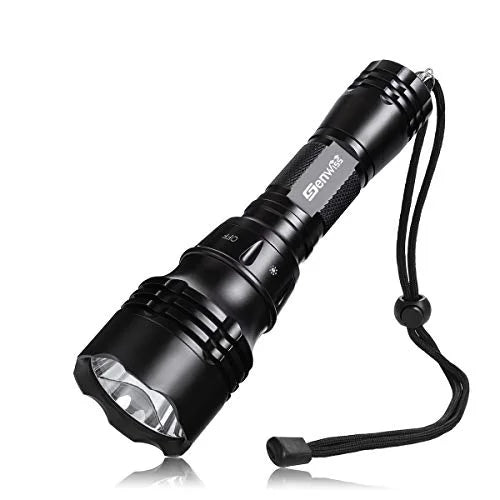 Dive Lights Scuba Diving; 5 Modes Rechargeable Underwater Flashlight; 80M Streamproof Dive Flashlight with Battery and Charger for Snorkeling