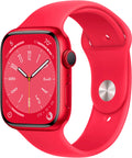 Restored Apple Watch Gen 8 Series 8 45mm (PRODUCT)RED Aluminum - (PRODUCT)RED Sport Band MNUU3LL/A (Refurbished)