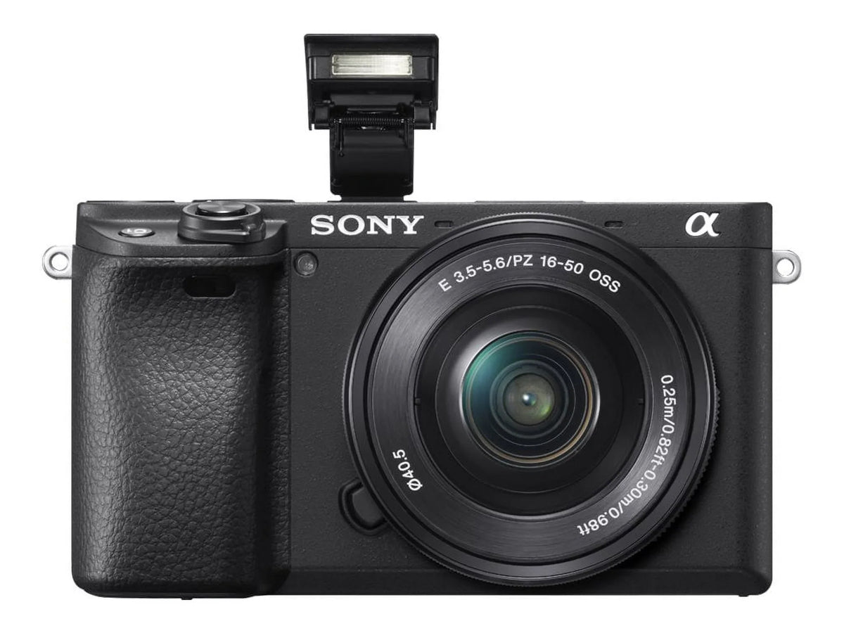 a6400 ILCE-6400L - Digital camera - mirrorless - 24.2 MP - APS-C - 4K / 30 fps - 3x optical zoom 16-50mm lens - Wi-Fi, NFC, Bluetooth - black