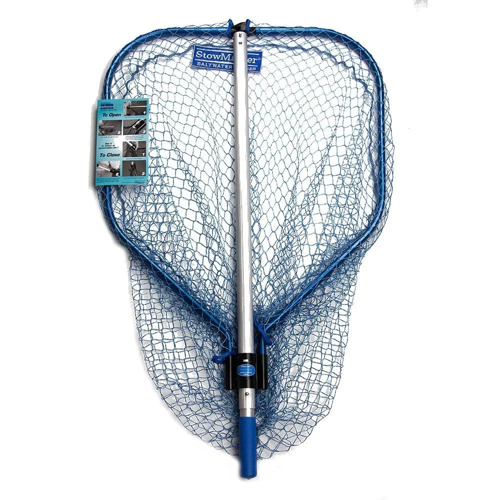 Norsemen StowMaster Saltwater Redfish; Bonefish; Snapper 84" Net; Silver