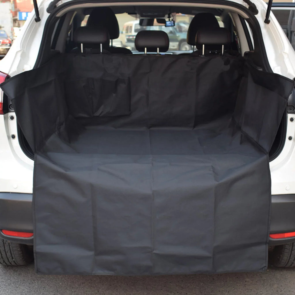 Arealer Thicker Bite Resistant Oxford Cloth Car Trunk Pet Mat Trunk Organizer Mat Dirt-proof Protective Mat Dog Seat Cushion for SUV Sedan Van