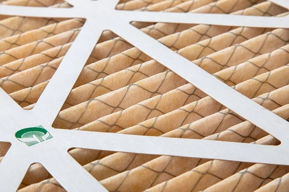 6 Pack of 14x24x1 MERV 11 Pleated Air Filters by Glasfloss. Actual Size: 13-1/2 x 23-1/2 x 7/8