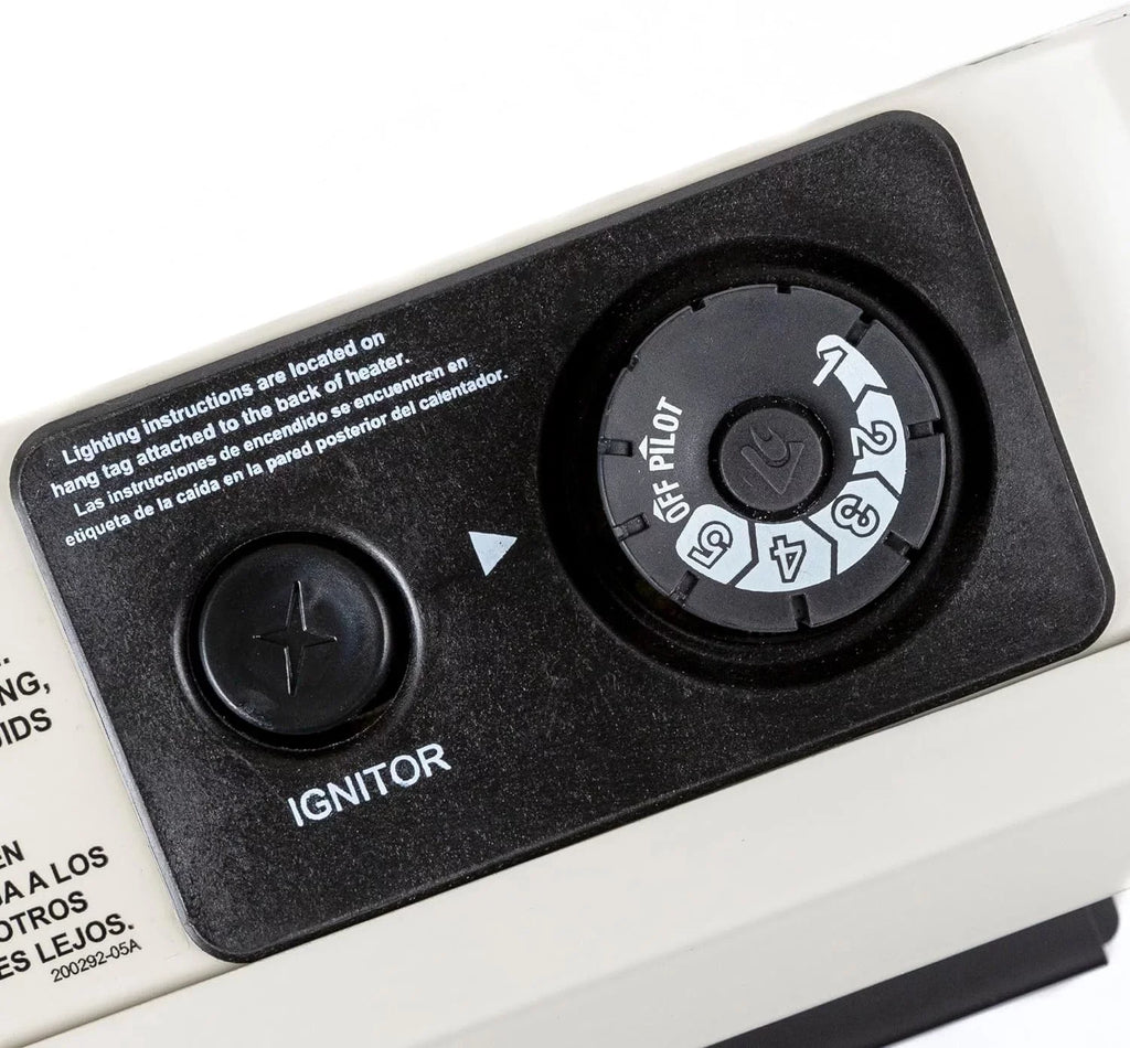 Hearth Sense Dual Fuel Vent Less Infrared Plaque Heater with Base and Blower 20,000BTU T-Stat Control Model# IR16T-BB