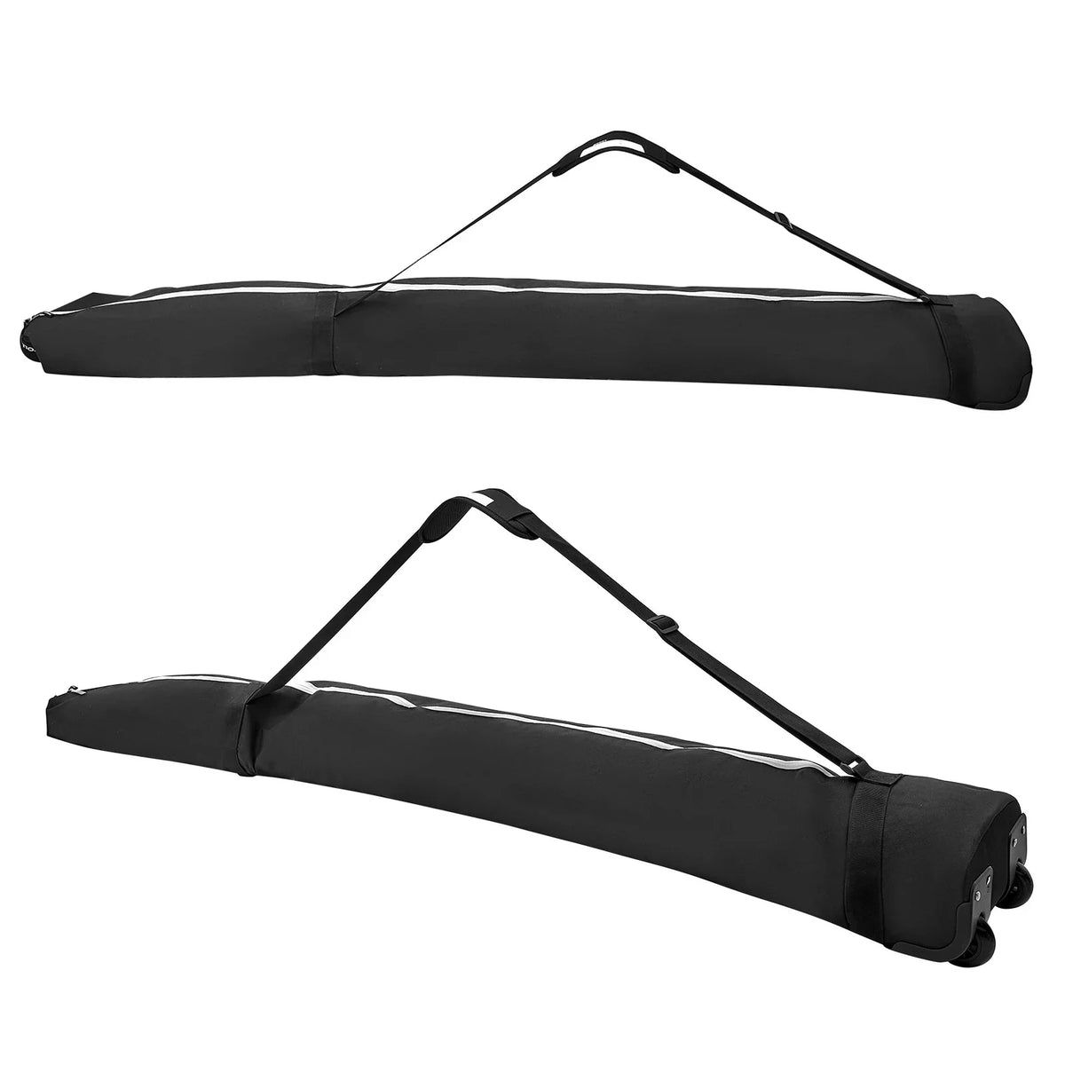 ammoon Long-lasting Roller Snowboard Bag with Wheels Liquid Ski Equipment Storage Bag for Winter