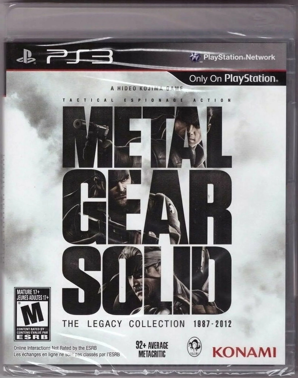 Metal Gear Solid The Legacy Collection - Playstation 3 PS3 8 Games in One
