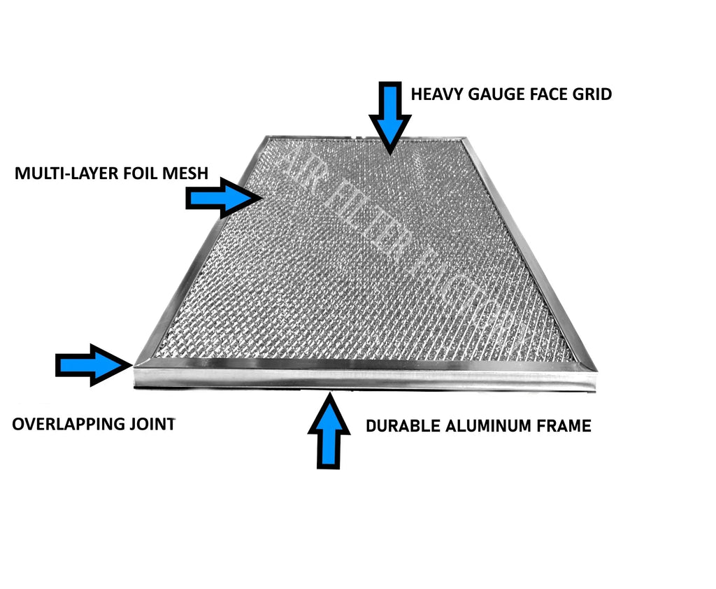 2-Pack 123324‐004, 123324004, TRN123324004 Compatible with Trion Aluminum Furnace HVAC Pre/Post Filters By Air Filter Factory