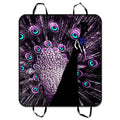 GCKG Purple Peacock Feature Pet Car Seat Cover Dog Car Seat Mat Hammock Cargo Mat Trunk Mat For Cars Trucks and SUV 54x60 inches