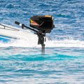 5HP Electric Trolling Motor with Pure Metal Brushless,Outboard Motor - 48V/1200W Boat Motor for Kayak, Small Ships, Paddle Boats, Fiberglass Boats, and Wooden Boats