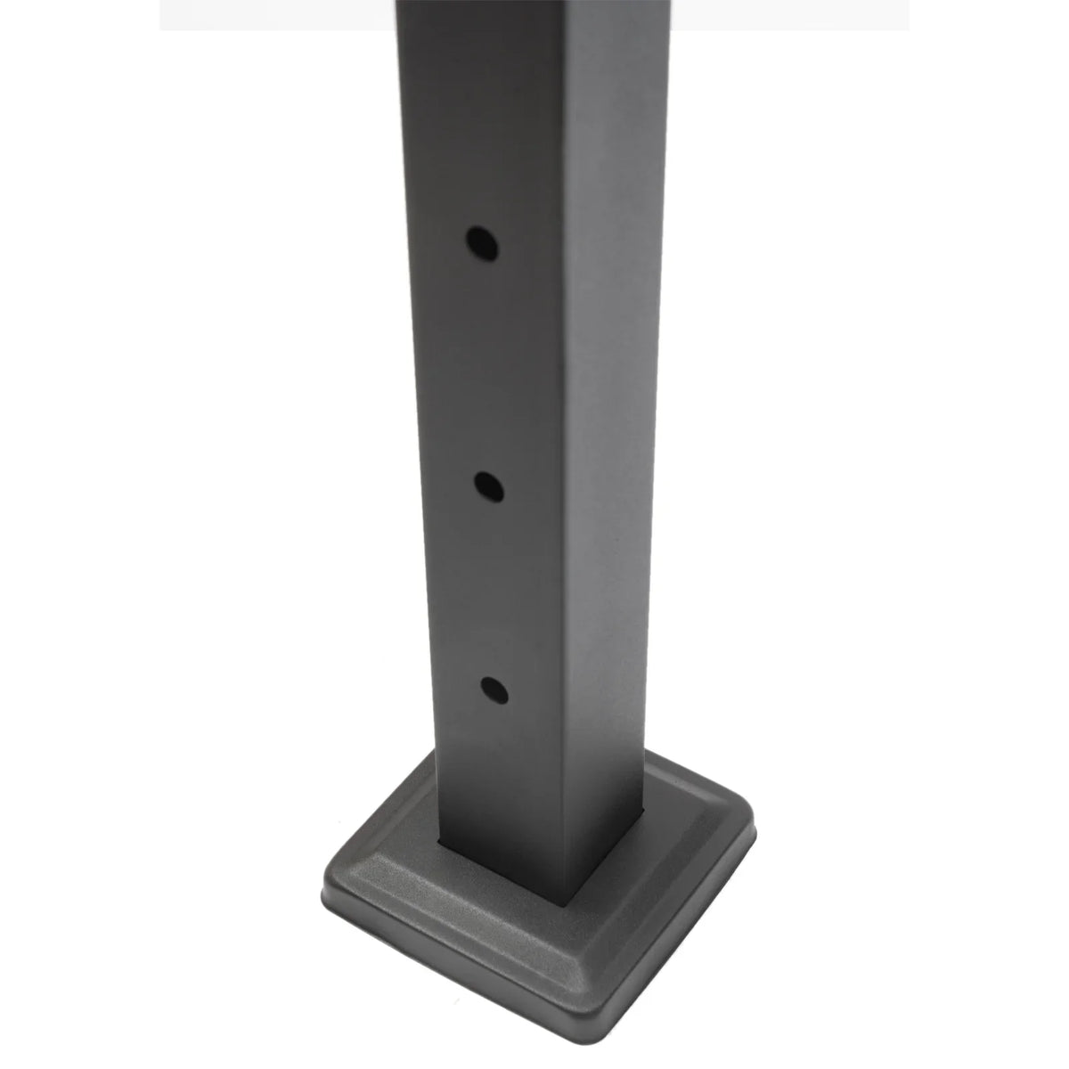 Cable Railing Post 36''x2''x2'' Stainless Steel Square Fence Post Level Two Sides Pre-Drilled for Wood Concrete Level Deck Cable Railing System