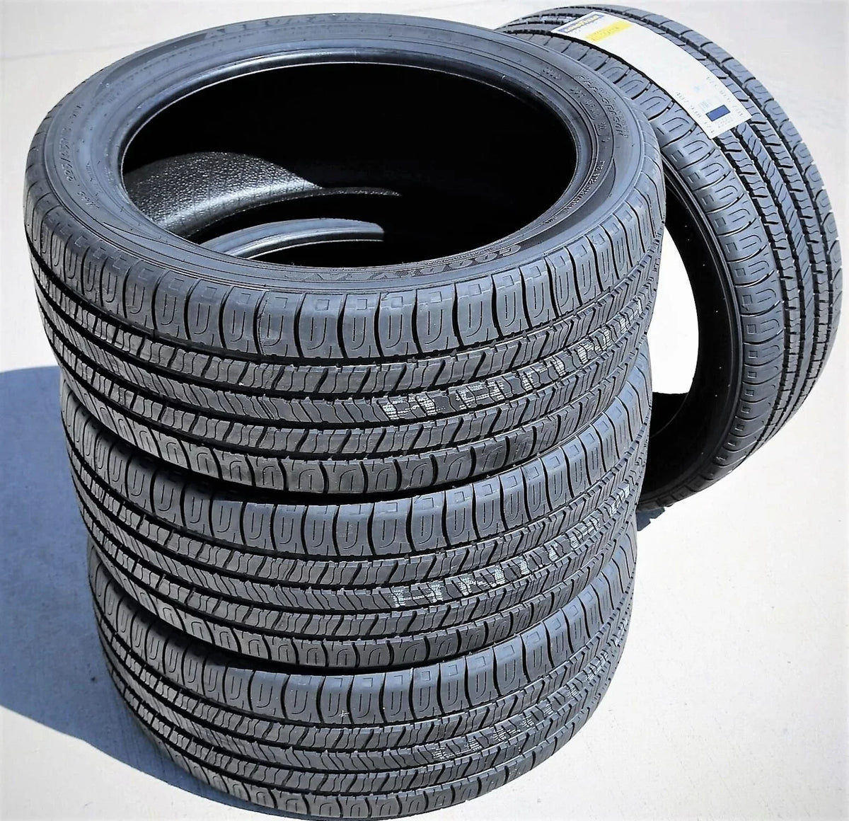 Set of 4 (FOUR) Goodyear Assurance All-Season 225/45R18 91V A/S All Season Tires Fits: 2012 Toyota Camry XLE, 2008-12 Ford Fusion SEL